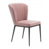 Zuo Modern Tolivere Dining Chair in Pink - Angled