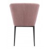 Zuo Modern Tolivere Dining Chair in Pink - Back View