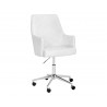 Chase Office Chair - Snow - Angled View