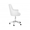 Chase Office Chair - Snow - Side Angle