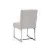 SUNPAN Miller Dining Chair - Marble/Quarry, Back Angle