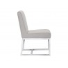 SUNPAN Miller Dining Chair - Marble/Quarry, Side Angle