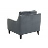 Sunpan Hanover Armchair in Granite - Back Side Angle
