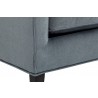 Sunpan Hanover Armchair in Granite - Base Angle