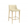 Lawrence Counter Stool - Almond - Angled View