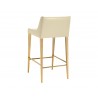 Lawrence Counter Stool - Almond - Back Angle
