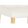 Lawrence Counter Stool - Almond - Seat Close-up