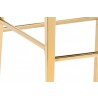 Lawrence Counter Stool - Almond - Leg Frame Close-up