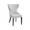 Sunpan Ariana Dining Chair - Light Grey - Angled View