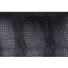 Blair Dining Chair - Stainless Steel - Black Croc - Seat Close-up