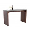 Sunpan Madrid Counter Table - Angled with Decor