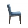 Vintage Dining Chair - Ink Blue - Side Angle