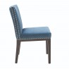 Sunpan Vintage Dining Chair in Ink Blue - Side View
