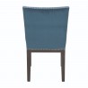 Sunpan Vintage Dining Chair in Ink Blue - Back View