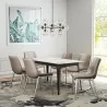 Zuo Modern Magnus Dining Chair in Brown and Silver - Lifestyle - Zuo Modern Magnus Dining Chair in Brown and Silver - Lifestyle