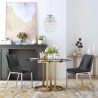 Zuo Modern Magnus Dining Chair in Black and Silver - Lifestyle
