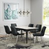 Zuo Modern Magnus Dining Chair in Black and Silver - Lifestyle 3