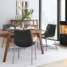 Zuo Modern Magnus Dining Chair in Black and Silver - Lifestyle 2 - Zuo Modern Magnus Dining Chair in Black and Silver - Lifestyle 2