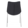 Zuo Modern Magnus Dining Chair in Black and Silver - Back