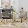 Zuo Modern Magnus Dining Chair in Brown and Walnut - Lifestyle - Zuo Modern Magnus Dining Chair in Brown and Walnut - Lifestyle