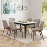 Zuo Modern Magnus Dining Chair in Brown and Walnut - Lifestyle 2