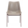Zuo Modern Magnus Dining Chair in Brown and Walnut - Front