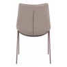 Zuo Modern Magnus Dining Chair in Brown and Walnut - Back