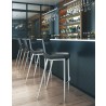 Zuo Modern Magnus Barstool in Black and Silver - Lifestyle 2