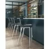 Zuo Modern Magnus Barstool in Black and Silver - Lifestyle 2 - Zuo Modern Magnus Barstool in Black and Silver - Lifestyle 2