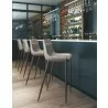 Zuo Modern Magnus Barstool in Brown and Walnut - Lifestyle - Zuo Modern Magnus Barstool in Brown and Walnut - Lifestyle