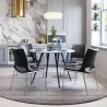 Zuo Modern Ace Dining Chair in Black and Silver - Lifestyle 3 - Zuo Modern Ace Dining Chair in Black and Silver - Lifestyle 3