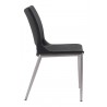 Zuo Modern Ace Dining Chair in Black and Silver -  Side