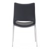 Zuo Modern Ace Dining Chair in Black and Silver - Back 