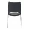 Zuo Modern Ace Dining Chair in Black and Silver - Back  - Zuo Modern Ace Dining Chair in Black and Silver - Back 