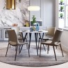 Zuo Modern Ace Dining Chair in Brown and Walnut - Lifestyle 2