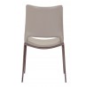 Zuo Modern Ace Dining Chair in Brown and Walnut - Back View
