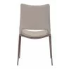 Zuo Modern Ace Dining Chair in Brown and Walnut - Back View - Zuo Modern Ace Dining Chair in Brown and Walnut - Back View