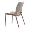 Zuo Modern Ace Dining Chair in Brown and Walnut - Side Back Angled