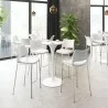 Zuo Modern Ace Barstool in White and Silver - Lifestyle 2 - Zuo Modern Ace Barstool in White and Silver - Lifestyle 2