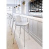 Zuo Modern Ace Barstool in White and Silver - Lifestyle 1