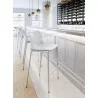 Zuo Modern Ace Barstool in White and Silver - Lifestyle 1 - Zuo Modern Ace Barstool in White and Silver - Lifestyle 1