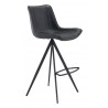 Zuo Modern Aki Barstool in Black - Angled