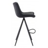 Zuo Modern Aki Barstool in Black - Side