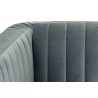 Sunpan Eva Sofa In Granite - Seat Close-up