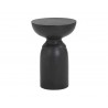 SUNPAN Goya End Table - Concrete - Black, Frontview