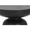 Sunpan Lucida End Table in Black - Close-up Edge - Sunpan Lucida End Table in Black - Close-up Edge