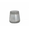 Aries Side Table - Silver - Front - Aries Side Table - Silver - Front