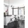 Zuo Modern Aki Counter Stool in White and Black - Lifestyle - Zuo Modern Aki Counter Stool in White and Black - Lifestyle