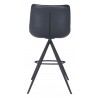 Zuo Modern Aki Counter Stool in Black - Back View