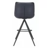 Zuo Modern Aki Counter Stool in Black - Back View - Zuo Modern Aki Counter Stool in Black - Back View